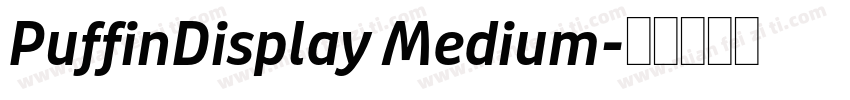 PuffinDisplay Medium字体转换